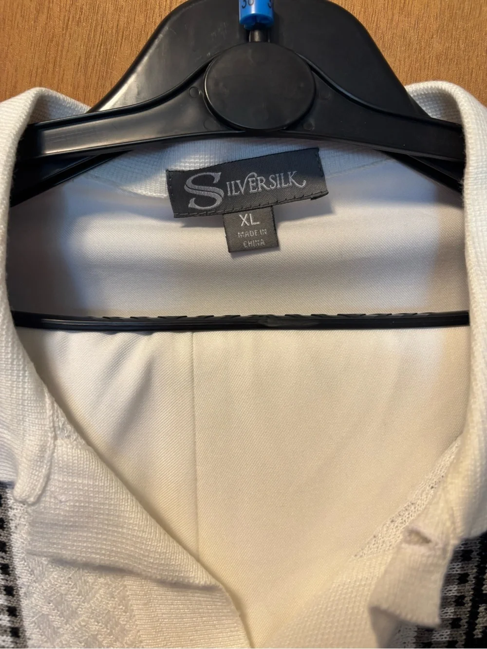 Silver Jeans White Shirt with Black Panels
